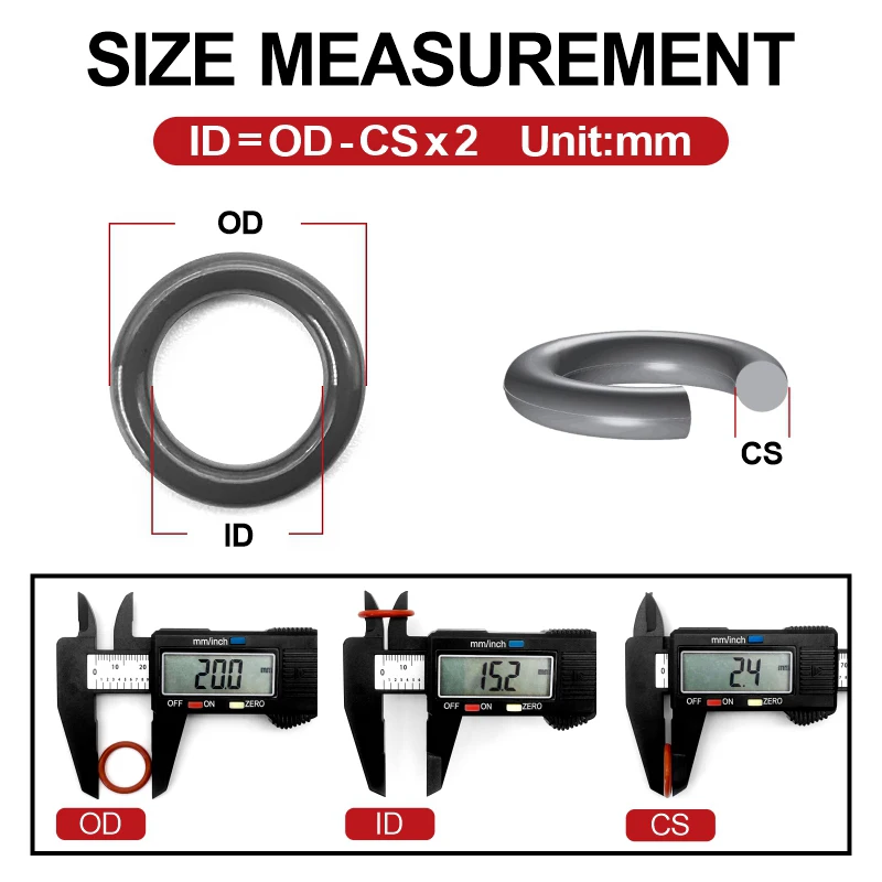 CS 1,5 mm schwarzer NBR-O-Ring – Kitchen Appliances Repair Bewertung und Preis